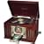 Crosley CR73-3 Celebrity 3-Disc Entertainment Center Audio System, Cherry