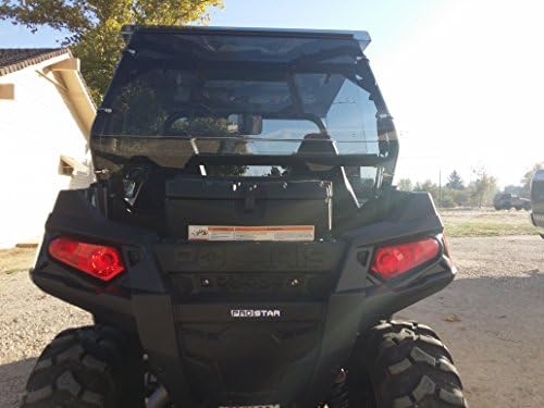 POLARIS RZR 900 2 seat (2015/16/17) 1/4" POLYCARBONATE TINTED FULL REAR WINDOW