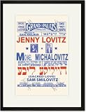 Black Framed/Matted Print 17x23, Sacred Love with Jenny Lovitz and Michael Michalovitz