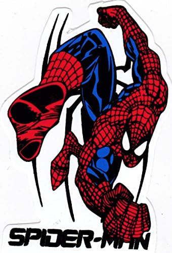[100b] Spiderman Super Hero Marvel Comic Animation Car Bumper Sticker Vinyl Die Cut Skate Decal 2.5x4 Inches