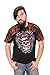 Harley-Davidson Mens Classic Hat Skull Crackle Shoulder Dye Short Sleeve Shirt