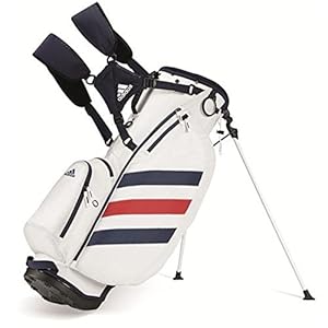 Adidas Samba Golf Stand Bag - White-Dark Indigo-Red