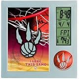 NBA Toronto Raptors Digital Desk Clock
