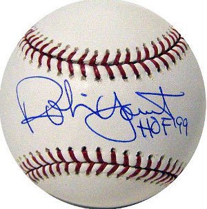 Robin Yount Signed Brewers Baseball - HOF 99