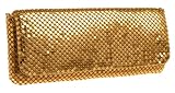 La Regale Slim Mesh Clutch