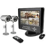 Swann Alpha D04C1 SWA43-D4C1 10-Inch LCD 4-Channel DVR Security System with 2 Indoor/Outdoor Cameras