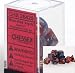 Chessex Gemini Blue-red 7 piece dice set