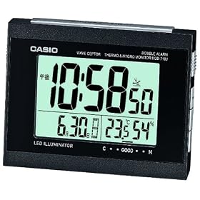 CASIO (�J�V�I) �d�g�f�W�^���ڊo�܂����v ���x�E���x�\�� �u���b�N DQD-710J-1JF DQD-710J-1JF