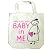 マタニティマークBABY in ME(ベイビーインミー）　エコトートバッグ　キャンバス地オフホワイト