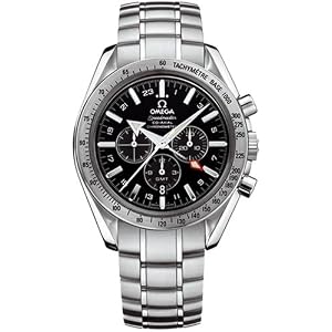 Omega Men's Speedmaster Broad Arrow GMT Automatic Chronometer Chronograph Watch #3581.50.00