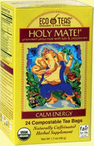 ECOTEAS Organic Holy Mate Tea 24 Bags (Pack of 3)