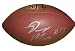 Oakland Raiders Denarius Moore Autographed NFL Wilson Composite Football, Proof Photo