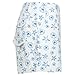 Blue Dionis Cotton Beach Print Short Shorts