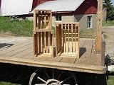 3 Collectible Boxes/crates. These Amish Handmade Wooden Crates Conveniently Interlock When Not in Use. These Functional Wood Crates Are Great for Storage Crates, Totes, Crafts or Accenting Your Home and Garden. Wait Until You See the Crate Design. The Possiblities Are Endless! Large - 19 X 12 1/2 X 10 1/2. Medium - 15 X 11 X 8 1/2. Small - 11 X 9 X 6 1/2.