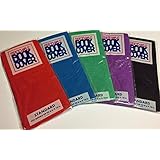 Stretchable Standard Fabric Book Cover - Solid Print (Pack of 5)