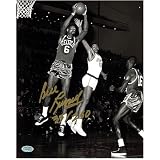 Bill Russell Boston Celtics - Vert/Action2 - 8x10 Autographed Black and White Photograph