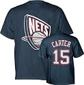 Vince Carter Majestic Player Name and Number Navy New Jersey Nets T-Shirt