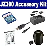 Fujifilm JZ300 Digital Camera Accessory Kit includes: SDM-141 Charger, KSD2 ....