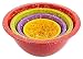 Zak Confetti Mixing Bowls - Assorted Brights/Red - Set of 4