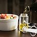 Glass Olive Oil Mister & Salad Oil Sprayer For Healthy Cooking With Oils, Vinegars. Aerosol Free Pump Oil Dispenser by Simply Better Products With A Bonus Guide to Cooking with Seasonings (White)