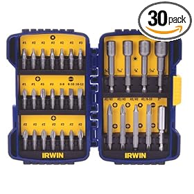 Irwin Industrial Tools 357030 Fastener Drive Tool Set, 30-Piece by Irwin