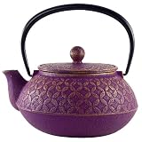 Seven Jewels Purple Tetsubin Teapot