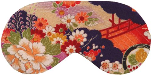 Cris Notti Green Kimono Tote Bag, Jewelry Roll & Sleep Mask Set