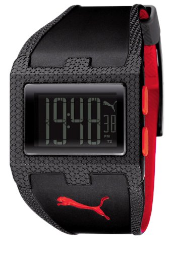 Puma Time Herrenuhr FLUX-M BLACK RED A.PU910361002