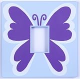 Purple Butterfly Light Switch Cover