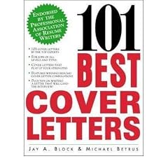 (101 Best Cover Letters) By Block, Jay A. (Author) Paperback on (04 , 1999)