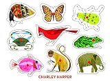 Charley Harper Classic Wooden Peg Puzzle[PUZZLE-CHARLEY HARPER CLASSIC][Other]