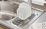 American Standard 7352.100.075 Culinaire Small Steel Dish Rack in Stainless Steel
