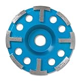 呉英製作所 DIAMOND TOOLS コンクリート、レンガ、カワラ、石材等の平面研削及び面取り加工、凸凹修正 5” Ｙ型カップホイール NX 2341