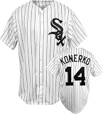 Kid's Chicago White Sox #14 Paul Konerko Replica Home Jersey