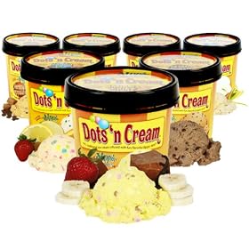 Dots 'n Cream Ice Cream (from Dippin' Dots) - 6 Pints