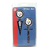 Pittsburgh Steelers - NFL Corkscrew and Wine Bottle Topper Set