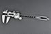 Fowler Full Warranty Stainless Steel Frame Absolute Economy Digital Caliper, 54-100-112-2, 0-12