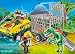 Amphibian Vehicle with Deinonychus