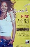 Janet Jackson (Earls Court, Huge, Original) Framed Music Poster Print - 40