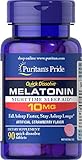 Puritan's Pride Quick Dissolve Melatonin 10mg Strawberry Flavor-90 Tablets