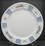 Mottahedeh Birdsong Blue Serving Bowl Large Serveware