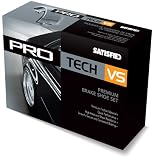 Satisfied Brakes  B151 PRO Performance Bonded Brake Shoes