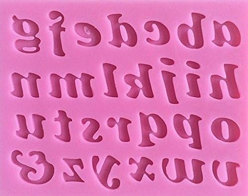 HomeyHouse® 3pcs/set Silicone Letters and Numbers Shaped Handmade Fondant Craft DIY Mold Cake Decorating Tool