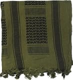 Olive Drab Green Military Shemagh Arab Tactical Desert Keffiyeh Scarf