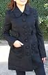 BB Dakota Beverly Black Faux Wool Coat