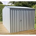 8ft x 10ft PREMIER ZINC METAL SHED (2.26m x 3m)