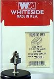 PART 2000B CARBIDE-TIP 2 FLUTE ROUND-OVER (CORNER ROUND) BIT W/ BB GUIDE 3/32 RADIUS X 11/16 DIA