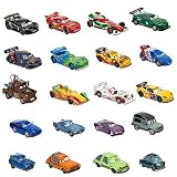 Disney / Pixar CARS 2 Movie Exclusive 148 Die Cast Car 20 Piece Mega Pack Includes Carla Veloso, Lewis Hamilton, Tomber Rip Clutchgoneski