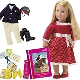 Our Generation Lily Anna And  inches The Adventures at Shelby Stables inches  Deluxe Doll Set With Poseable 18 inches  Doll And Chapter Book
