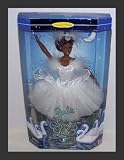 enlarged image: African American Barbie Doll As Swan Queen in Swan Lake Ballet (AA Version)